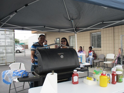 Cooking food for the carnival