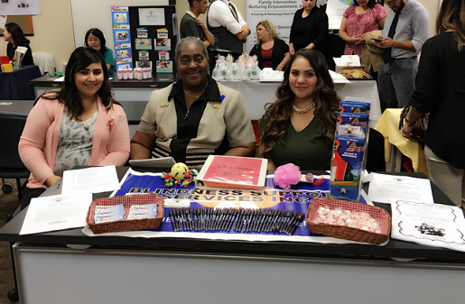 Blindness Support Services Presentation Table at the Early Start Resource Fair