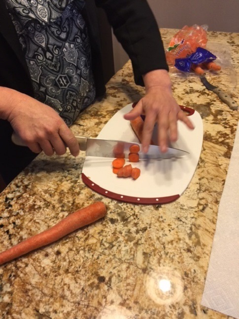 learning Independent Living Skills at home with our Department of Older Adults.