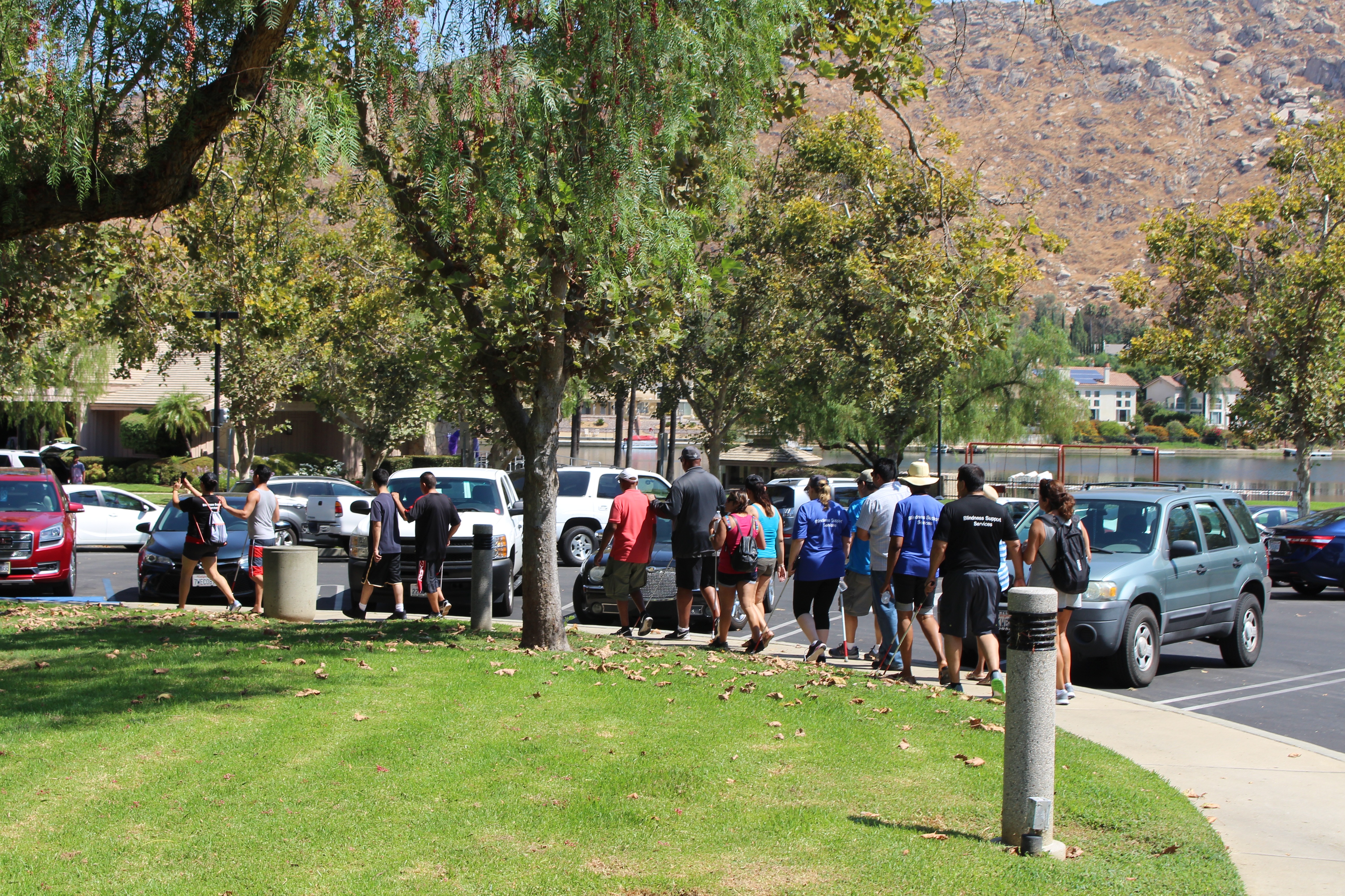 Tean BSS Walking toward the lake.